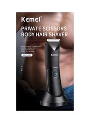 Kemei KM-1838 Professional Body Hair Trimmer, Black