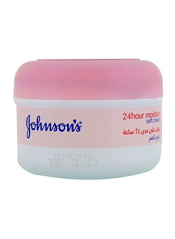 Johnson's 24-Hour Moisture Soft Cream, 200ml