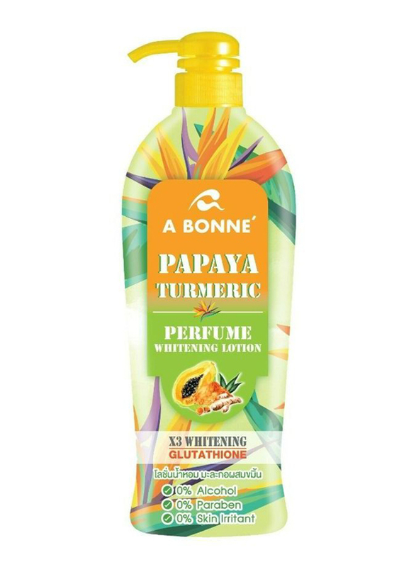 A Bonne Papaya Turmeric Perfume Whitening Lotion, 500ml