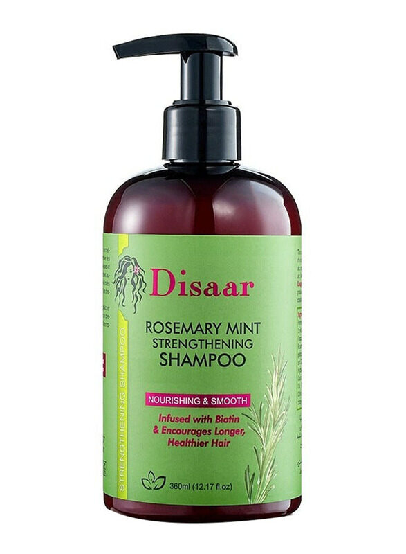 

Disaar Rosemary Mint Strengthening Shampoo for All Hair Types, 360ml