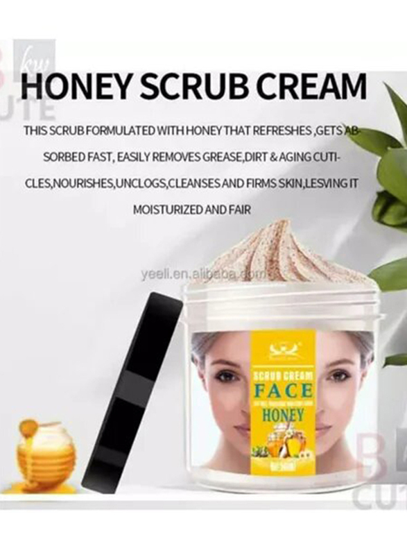 Pretty Cowry Face Scrub Cream Honey, 500ml