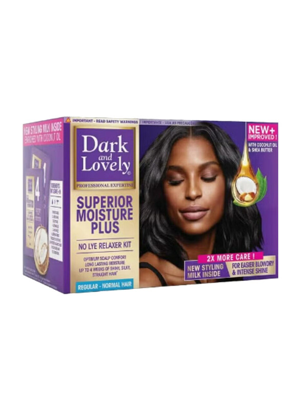

Dark & Lovely Superior Moisture Plus No Lye Relaxer Kit, Set
