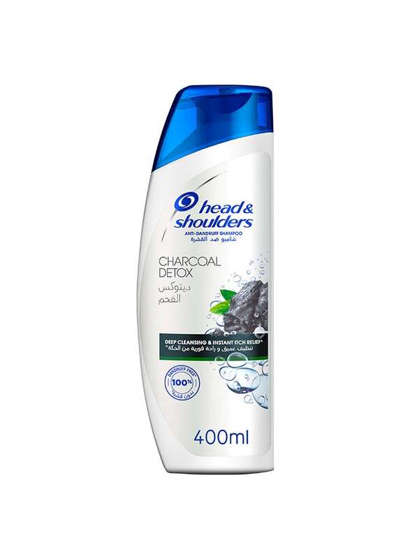 Head & Shoulders Charcoal Detox Anti-Dandruff Shampoo, 400ml