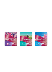 Carefree Pantyliner Super Dry Scented Sanitary Pads, 3 Pieces