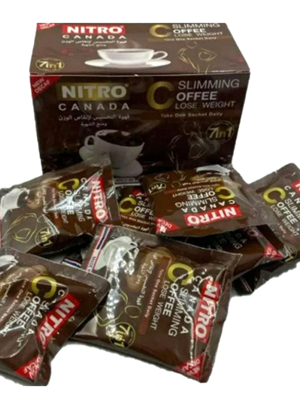 Nitro Canada Slimming Coffee for Lose Weight, 12 Sachets x 15g
