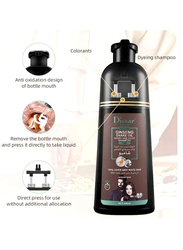 Disaar Ginseng Snake Oil Speedy Hair Color Shampoo, 400ml, Coffee Brown