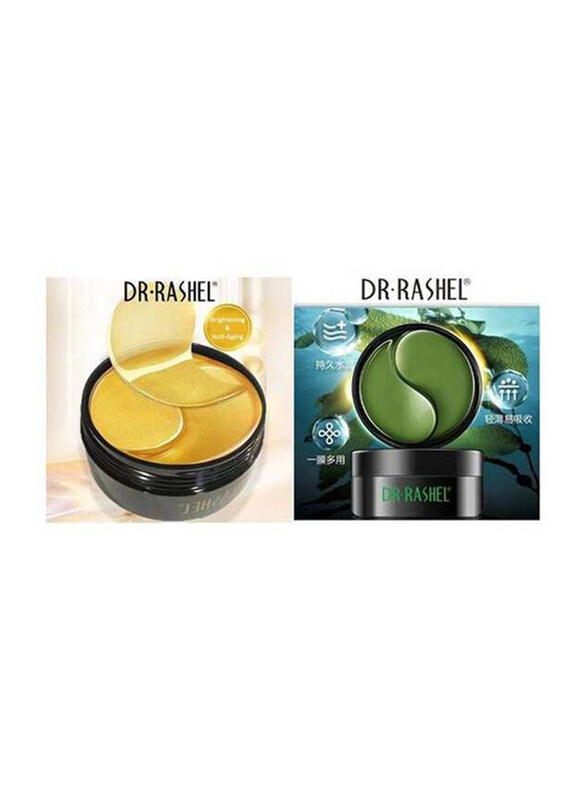 

Dr. Rashel Collagen & Gold Eye Patches & Marine Algae Moisturizing Eye Patches Set, 120 Pieces