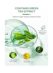 Dr. Rashel Green Tea Purify Soothing Mask Sheets, 5 Pieces, 25gm