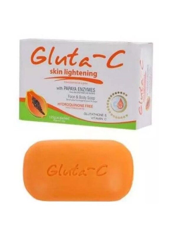 

Gluta C Gluta-c Papaya Intense Lightening Exfoliants Soap, 135g