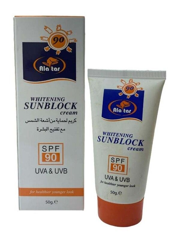 

Alattar 90 Spf Sun Protection Cream with Skin Lightening, 50g