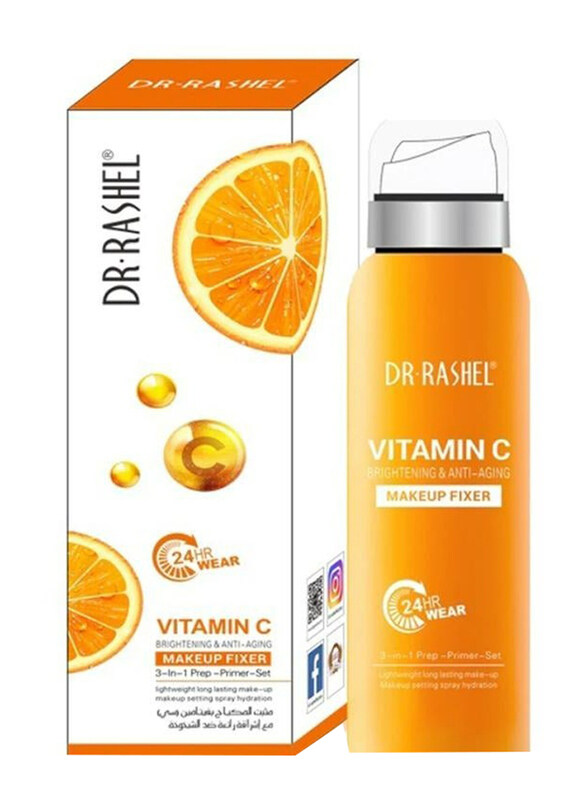 

Dr. Rashel Vitamin C Brightening & Anti-Aging Makeup Fixer, 160ml, Orange