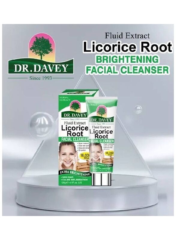 Dr Davey LicoriIce Root Calms Facial Cleanser, 120ml