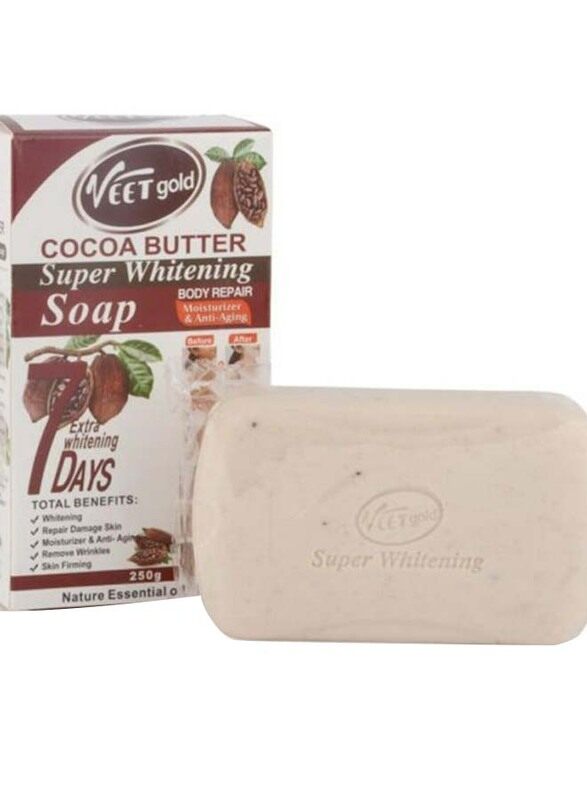 

Veet Gold Cocoa Butter Super Whitening Soap, 250gm