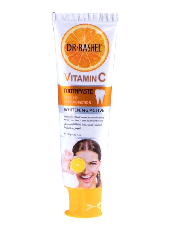 Dr Rashel Vitamin C Whitening Active Toothpaste, 120gm