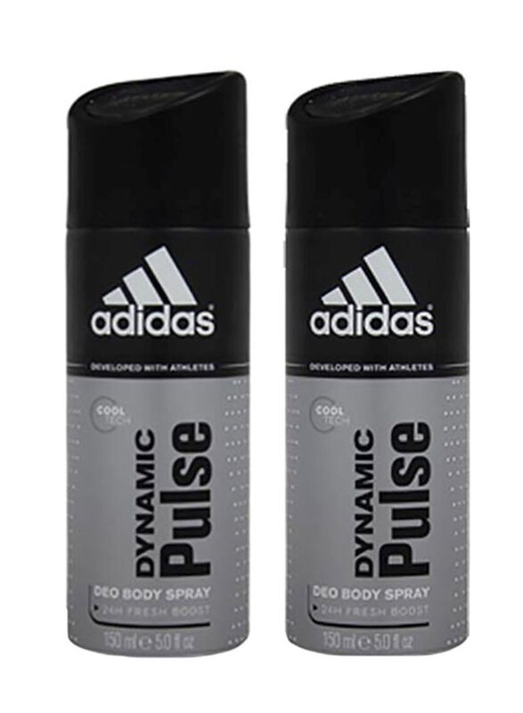 Adidas Dynamic Pulse Deodorant, 2 x 150ml