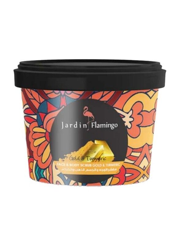 

Jardin Flamingo Turmeric & Gold Face Body Scrub, 400g