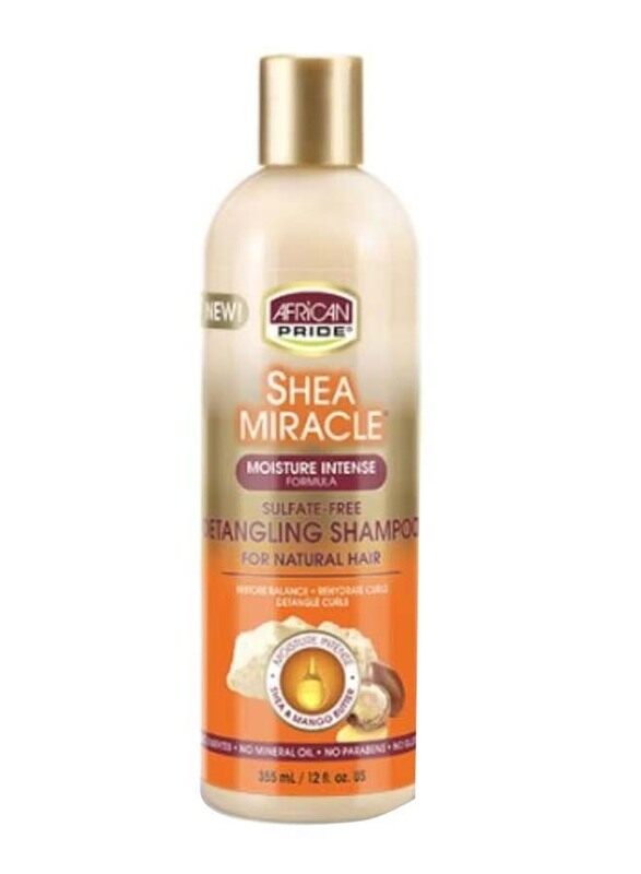

African Pride Shea Butter Miracle Detangling Shampoo, 355ml