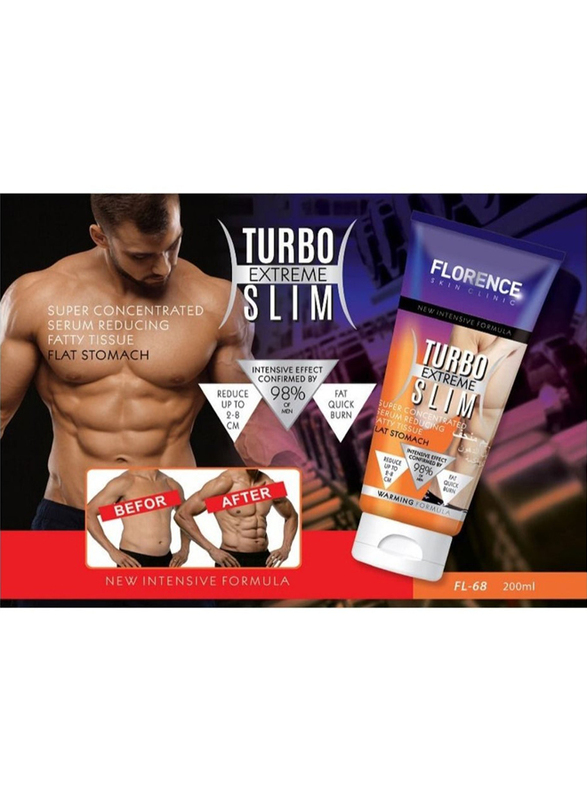 Florence Turbo Extreme Slimming Cream for Men, 200ml