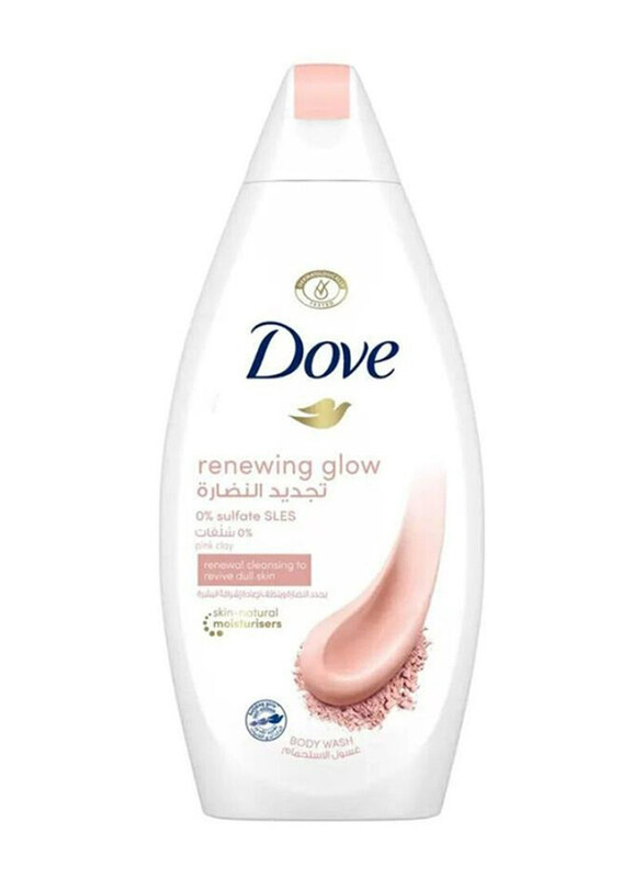 

Dove Renewing Glow Pink Clay Body Wash, 500ml