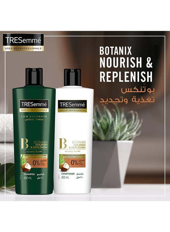 Tresemme Botanix Natural Nourish And Replenish Shampoo for Dry Hair, 400ml