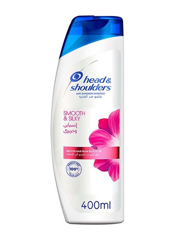 

Head & Shoulders Smooth And Silky Anti-Dandruff Shampoo, 2 x 400ml