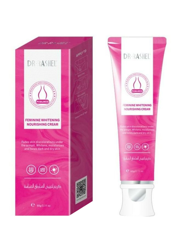 Dr Rashel pH-Balanced Feminine Whitening Nourishing Cream, 60gm