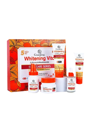 Guanjing Vitamin C Whitening Face Facial Skin Care Set, 5 Pieces