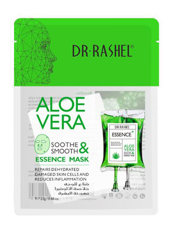 Dr. Rashel Aloe Vera Soothe & Smooth Essence Mask, 5 x 25gm