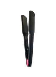 Kemei Professional Hair Straightening Iron, Black/Pink