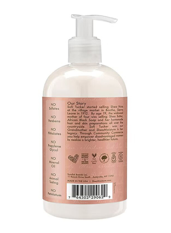 Shea Moisture Coconut and Hibiscus Curl Shampoo and Conditioner Set for Curly Hair, 2 x 384 ml