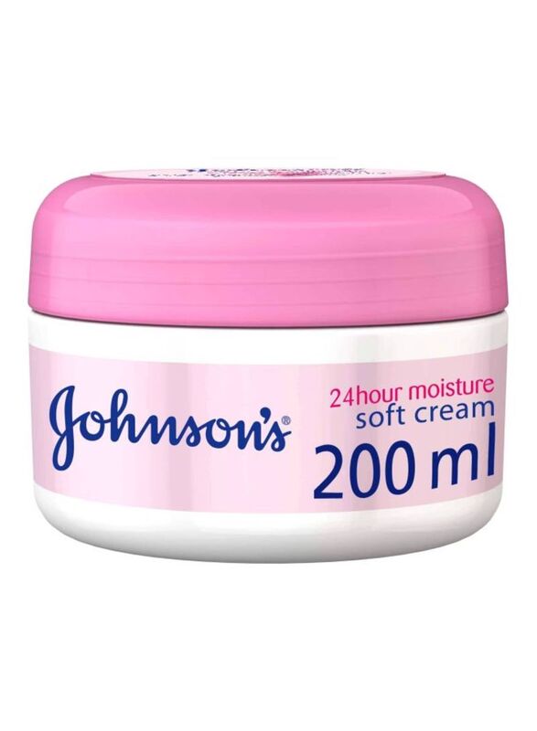 Johnson's 24 Hour Moisture Soft Cream, 200ml