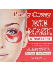 Pretty Cowry Eye Mask Strawberry 100% Natural, 90gm