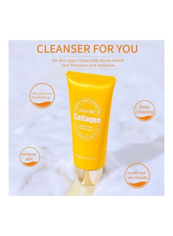 Dr. Rashel Collagen Multi-Lift Ultra Facial Cleanser, 80ml