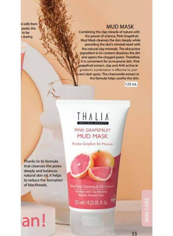 

Thalia Anti-wrinkle Pink Grapefruit Clay Mask, 125ml