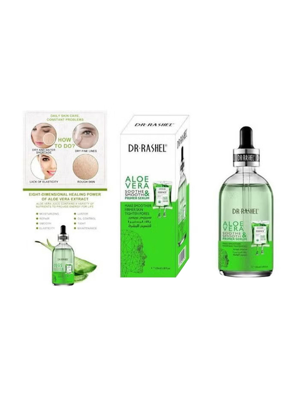 Dr Rashel Hyaluronic Acid Primer Serum + Aloe Vera Primer Serum, 100ml