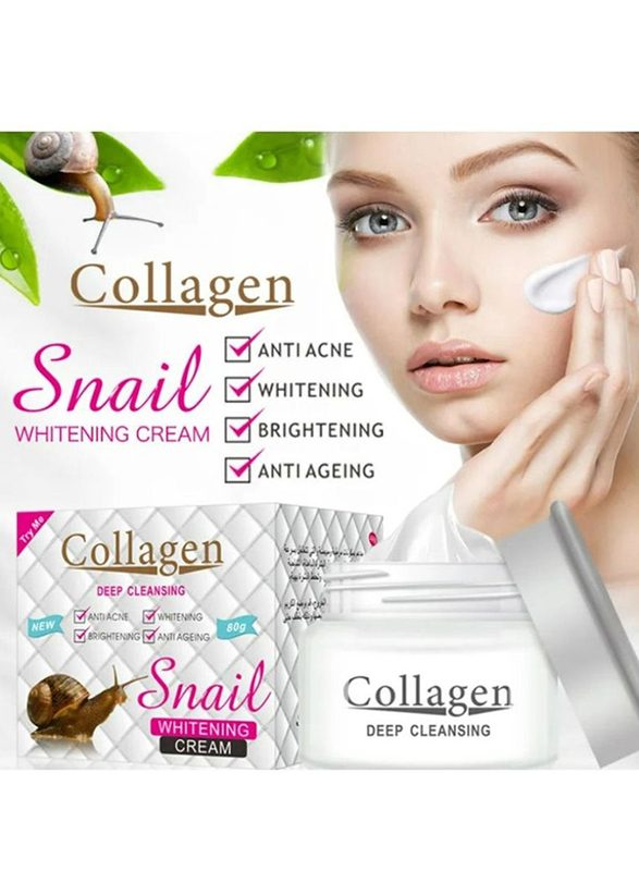 Collagen Cream Snail Whitening with Collagen, 80gm