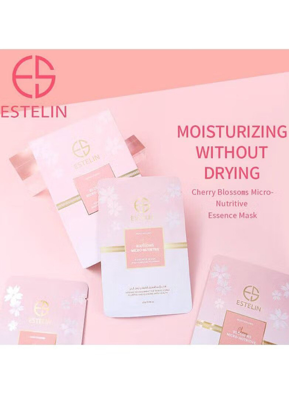 Estelin Cherry Blossoms Micro-Nutritive Essence Mask, 5 x 25gm