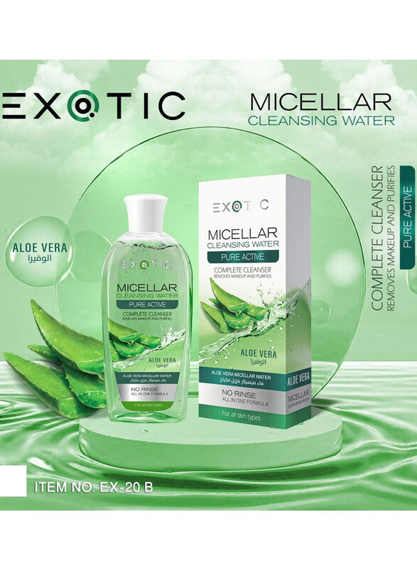 

Exotic Aloe Vera Micellar Cleansing Water