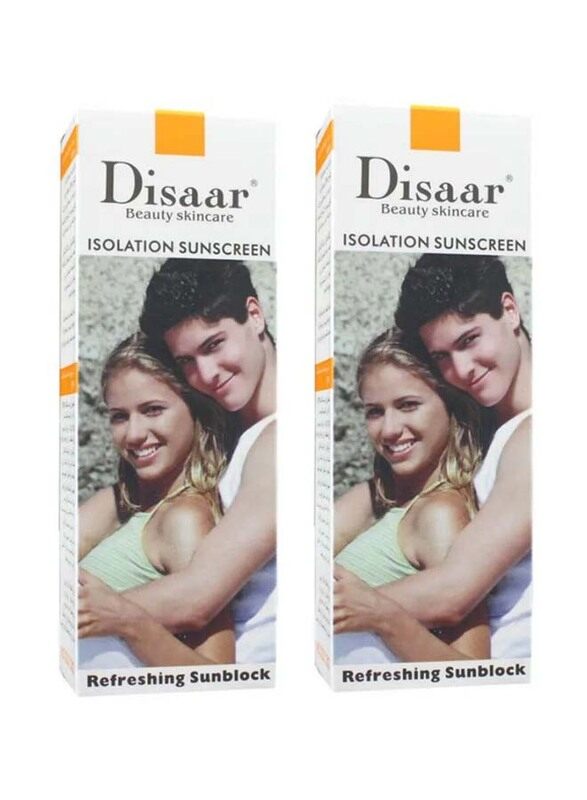 

Disaar Isolation Sunscreen with SPF 90, 2 x 80ml