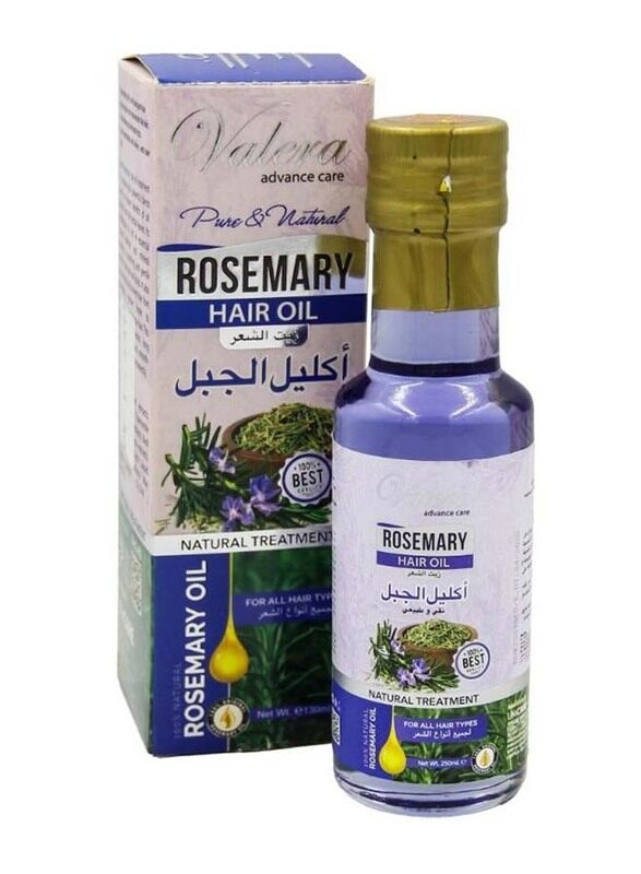 

Valera Pure & Natural Rosemary Hair Oil for All Hair Types, 130ml