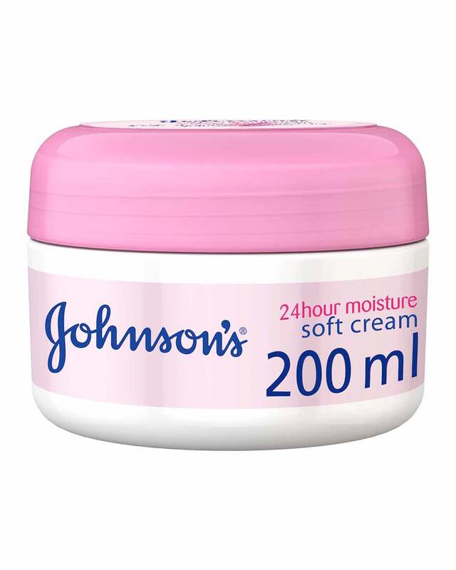 Johnson's 24 Hour Moisture Soft Body Cream, 200ml