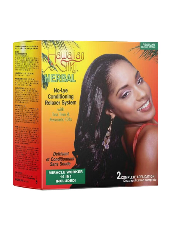 

Hawaiian Silky Herbal No Lye Regular Relaxer Kit, Set