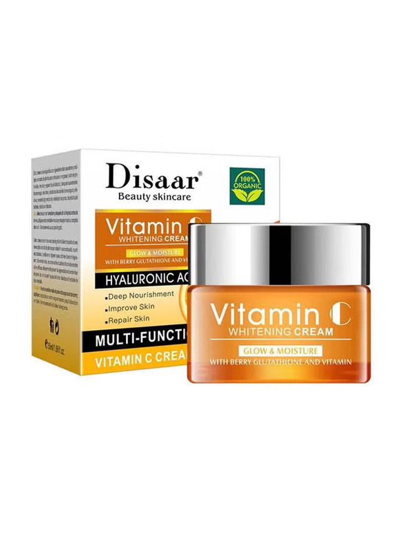 Disaar Vitamin C 100% Organic Hyaluronic Acid Moisturizer, 50ml