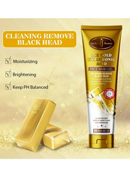 Aichun Beauty Facial Cleanser Moisturizing Brightening 24K Gold Face Wash Cleanser, 100ml