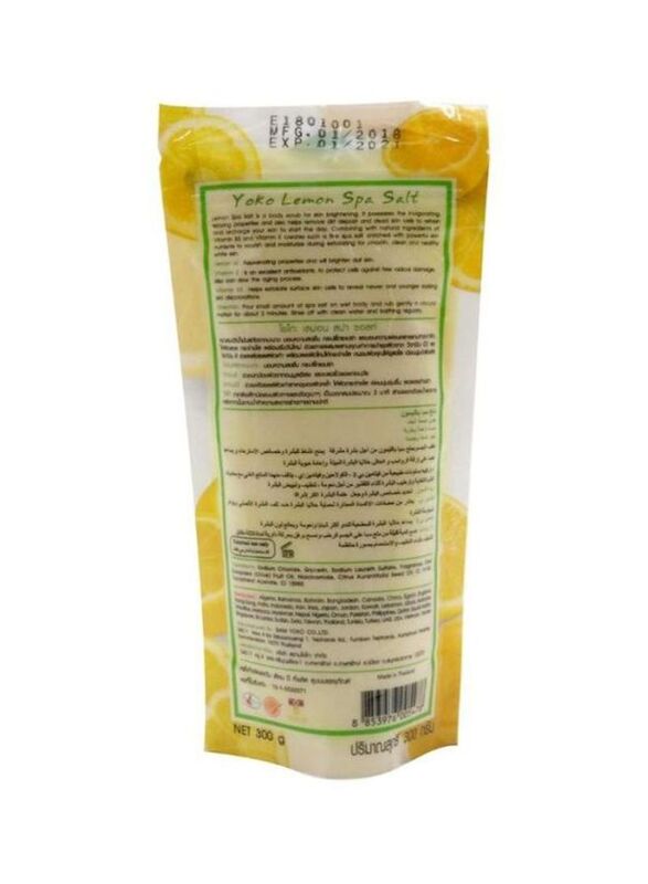 Yoko Lemon Spa Salt Body Scrub, 300gm