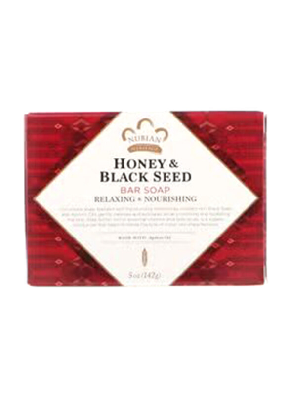 

Nubian Heritage Honey and Black Seed Bar Soap, 142g