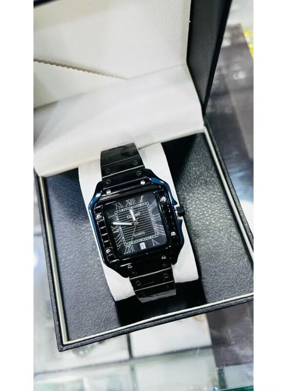 

Clasico Analog A Wonderful Watch for Men with Metal Band, Black