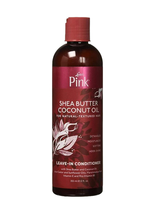 Luster's Pink Shea Coco Leave In Conditioner for Dry Hair, 355ml