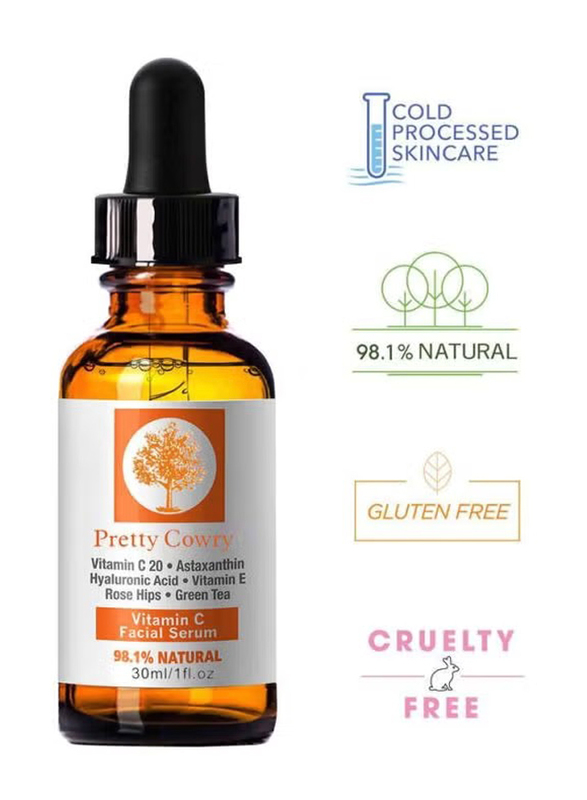 Pretty Cowry Vitamin C 30 Facial Serum And Eye Cream Kit