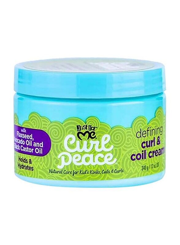 

Just for Me Curl Peace Defining Curl Coil Cream Holds Hydrates, 340gm